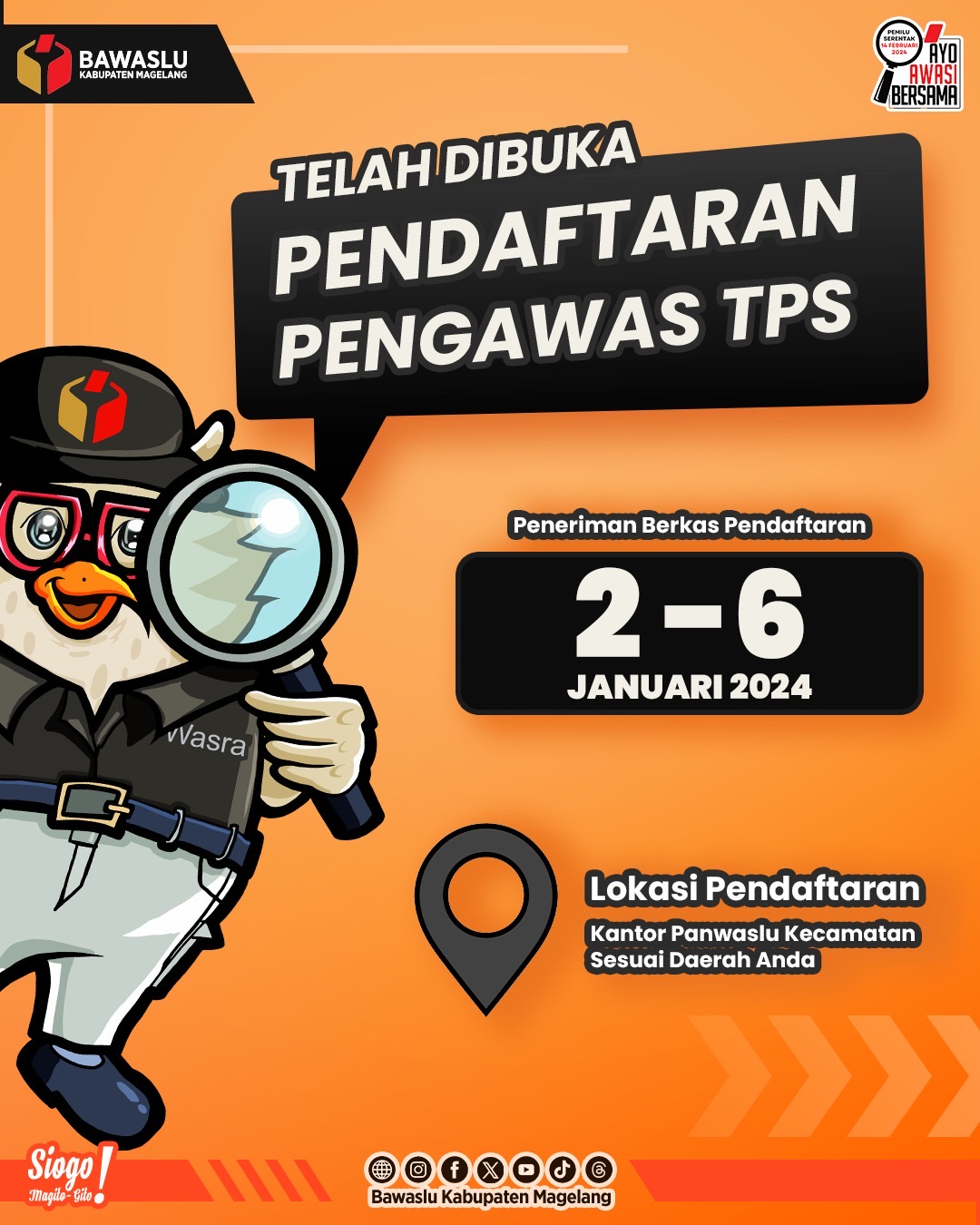 Pendaftaran Pengawas TPS