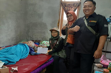 Pengawasan Uji Petik Panwaslucam Srumbung pada Pemilih Disabilitas  di Dusun Nganggrung, Desa kamongan, Kecamatan Srumbung